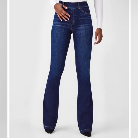 SPANX Denim - Spanx Flare Jeans Women’s 1X Style 20327R Midnight‎ Blue